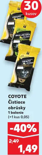 Coyote Čistiace obrúsky