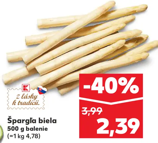 Špargľa biela