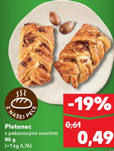Pletenec s pekanovými orechmi