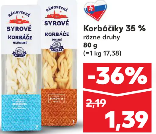 K-Classic Korbáčiky 35 % rôzne druhy