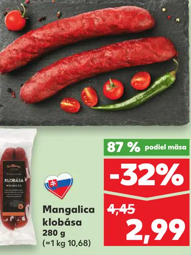 Slovenské Mangaličová klobása