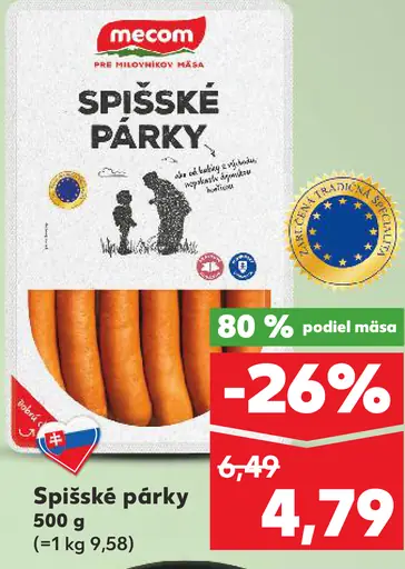 Mecom Spišské párky