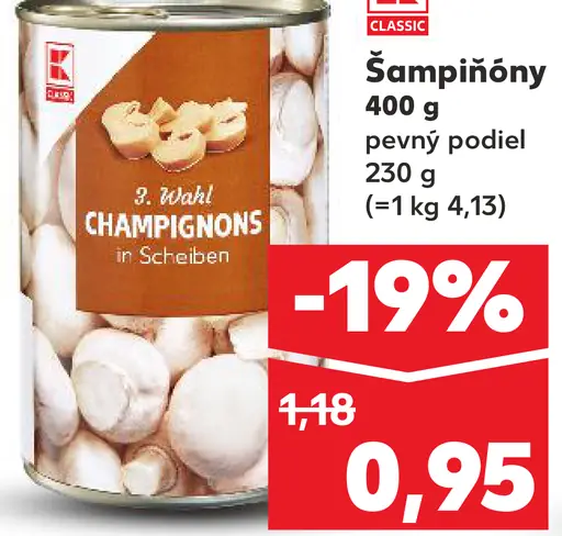 K-Classic Šampiňóny