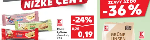 K-Classic Müsli tyčinka