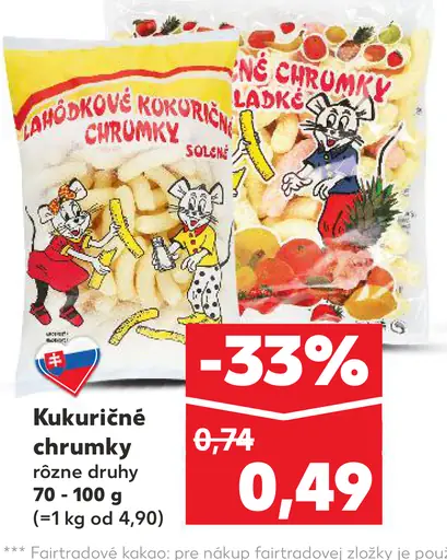 K-Classic Kukuričné chrumky