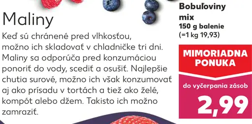 Bobuľoviny mix