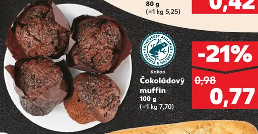 Čokoládový muffin
