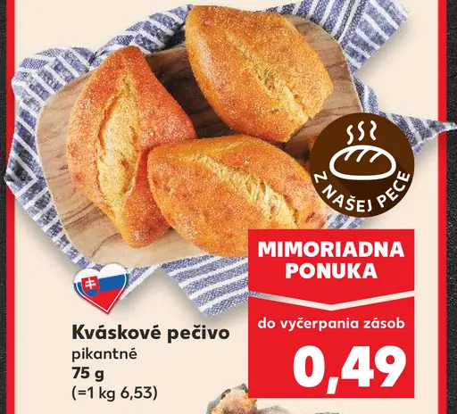 Kváskové pečivo pikantné
