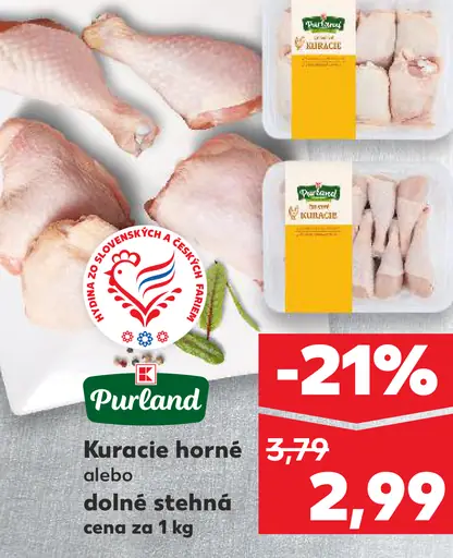 Purland Kuracie horné alebo dolné stehná