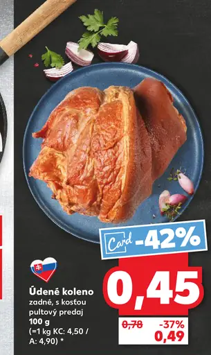 Údené koleno zadné