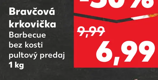 Bravčová krkovička Barbecue