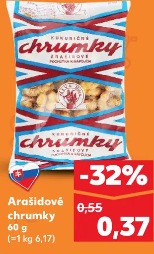Kaufland Arašidové chrumky