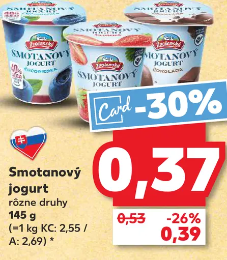 Smotanový jogurt