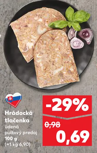 Hrčadská tlačenka údená