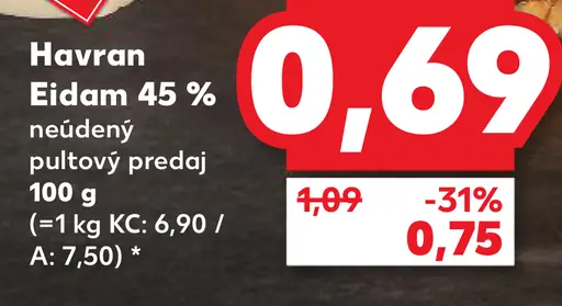Havran Eidam 45% neúdený