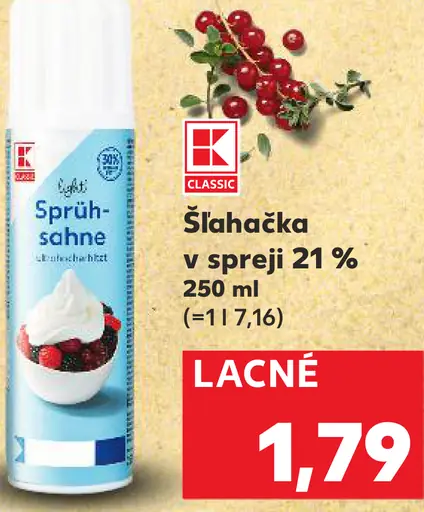 K-Classic Šľahačka v Spreji 21%