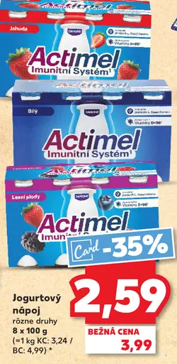 Actimel Imunitní Systém plechovka