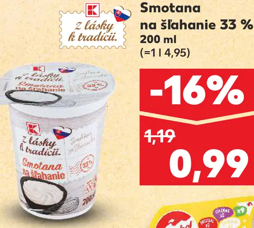K-Classic Smotana na šľahanie