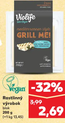 Violife Vegan rastlinný výrobok