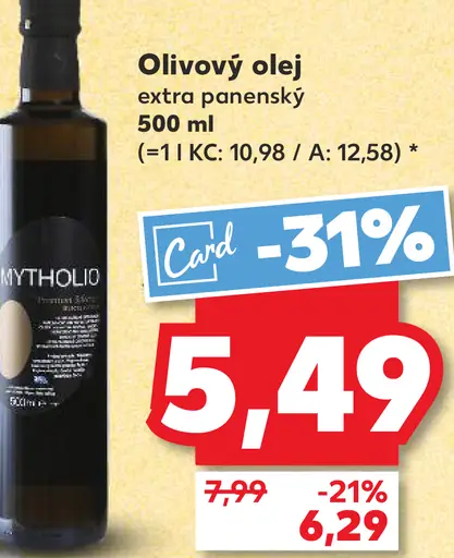 Olivový olej extra panenský