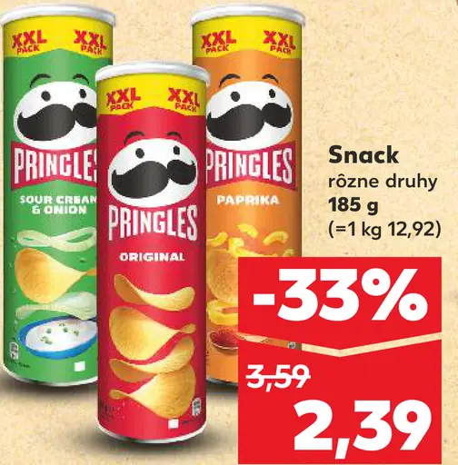 Pringles snack Sour Cream & Onion Original Paprika