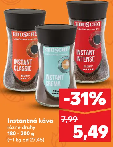 Eduscho Instant káva Classic Intense
