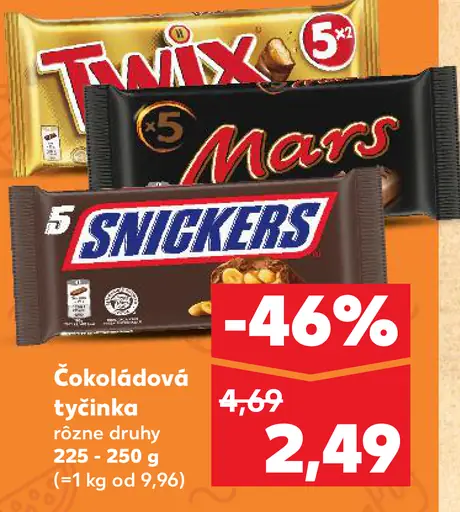 Mars čokoládová tyčinka