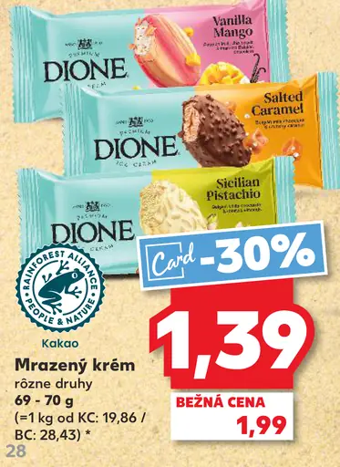 Dione mrazený krém