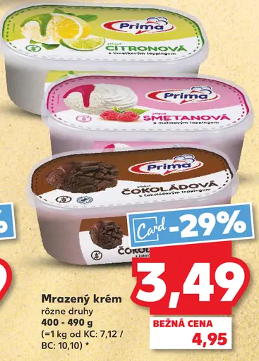 K-Classic Prima mrazený krém