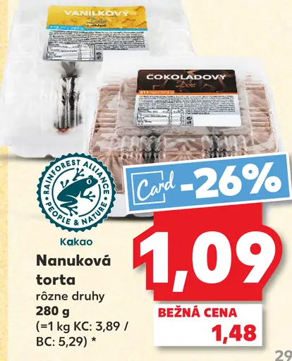 Nanuková torta Kakao