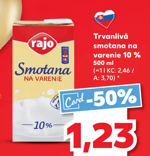 Rajo Smotana na varenie