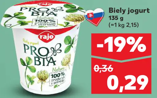 Rajo biely jogurt