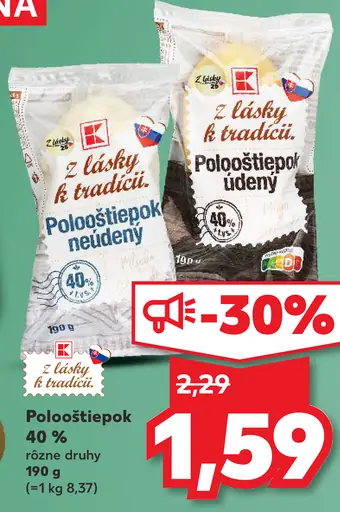 K-Classic Pološtiepok Neúdený