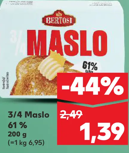 Bertossi 3/4 Maslo 61%