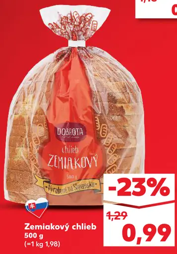 Dobšota Zemiakový chlieb