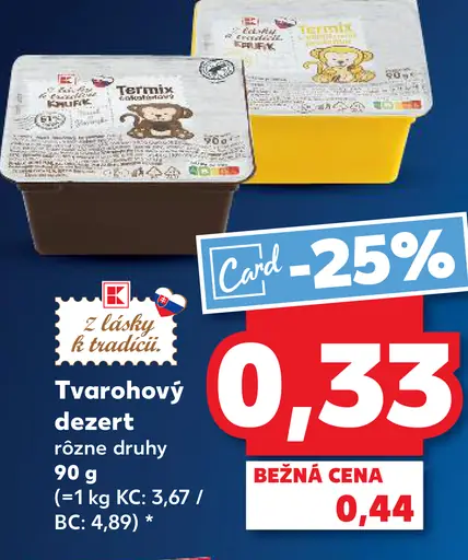 Tvarohový dezert