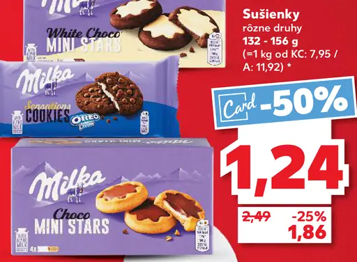 Milka sušienky