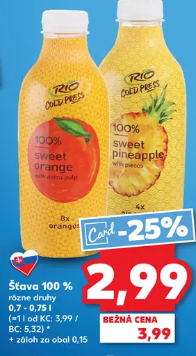 Rio Cold Press Šťava