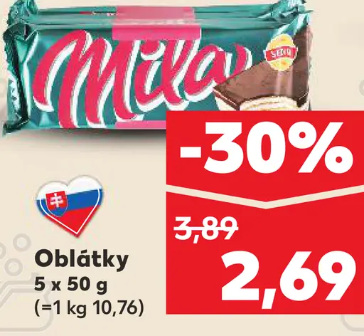 Milka Oblátky