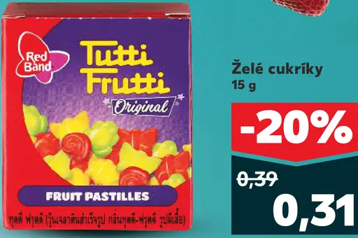 Red Band Tutti Frutti Original