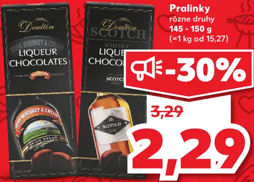 Decoteau pralinky s likérom