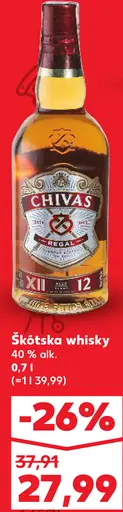Chivas skotská whisky