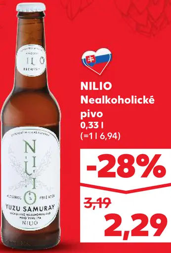 Nilio Nealkoholické pivo