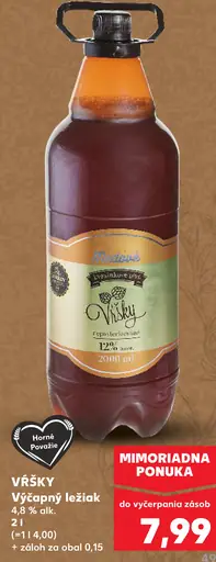 Vršky Výčapný ležiak