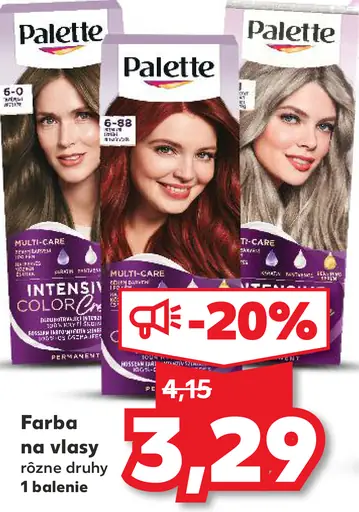 Palette Farba na vlasy