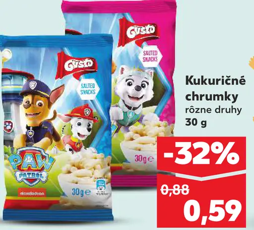 Gusto kukuričné chrumky