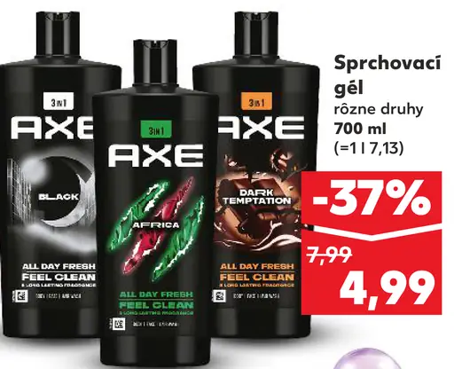 Axe sprchovací gél