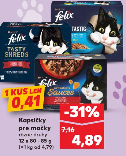 Felix kapsičky pre mačky