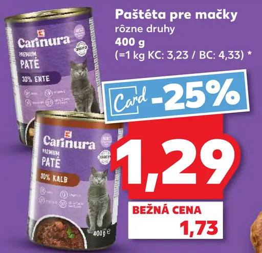Carinura Konzerva pre mačky