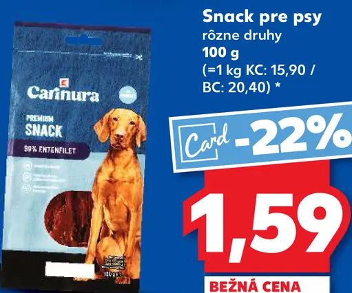Carinura Snack pre psy
